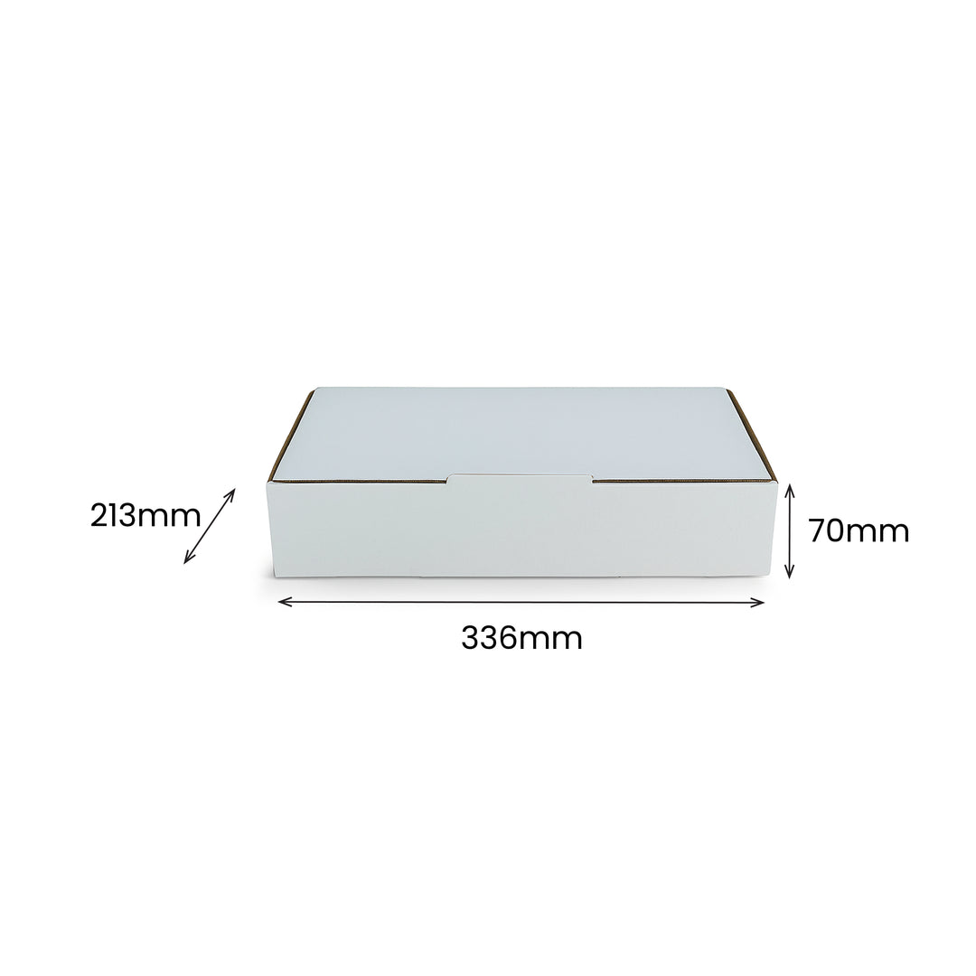 Medium Mailing Box for 3kg Aust Post Satchel 6170 White