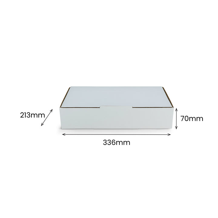Medium Mailing Box for 3kg Aust Post Satchel 6170 White