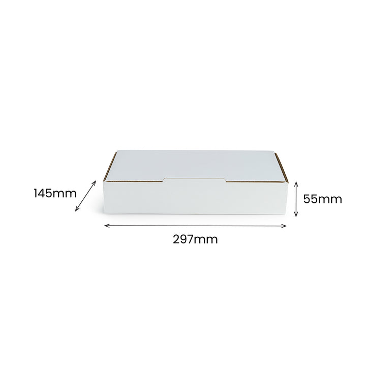 Small Mailing Box for 500gram Aust Post Satchel 6171 - White