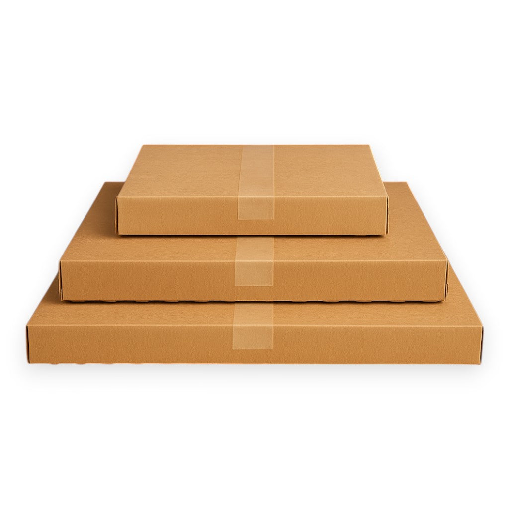 Oversized A2 Multi Crease [1 Box 5 Heights 10/20/30/40/50mm] - Kraft Brown